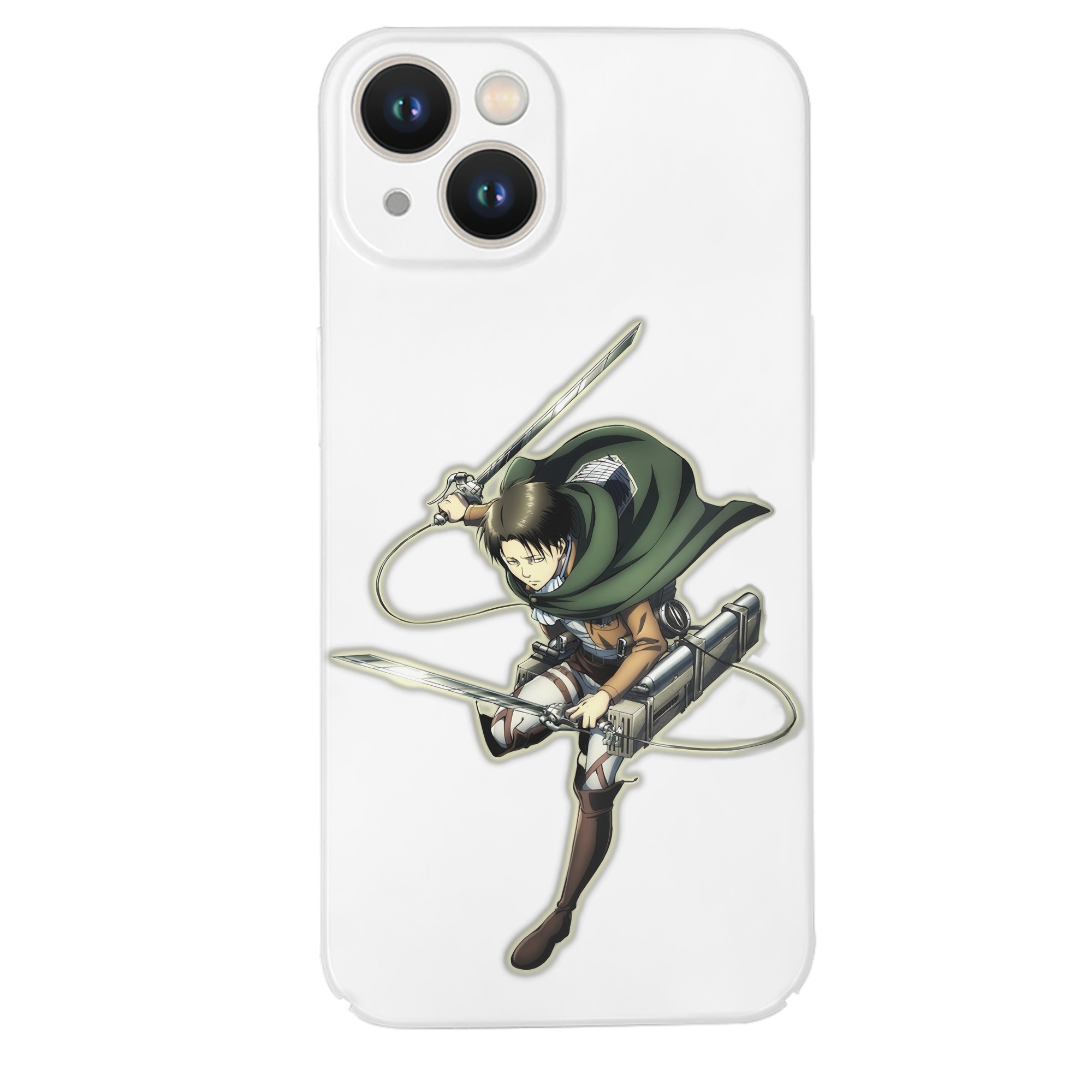 （画像用） 進撃の巨人 リヴァイ·アッカーマン Attack on Titan Levi Ackerman 【iPhone 14シリーズ対応】ハードケース